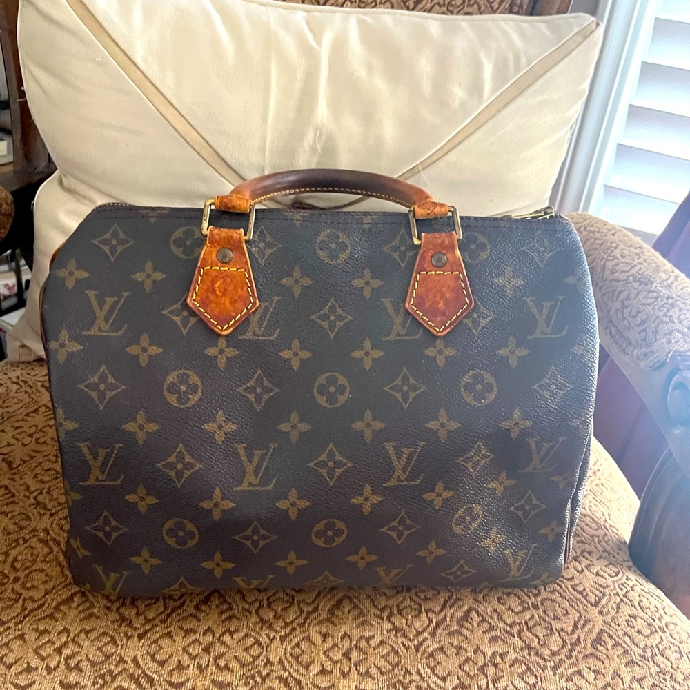Louis Vuitton Monogram Brown Satchel